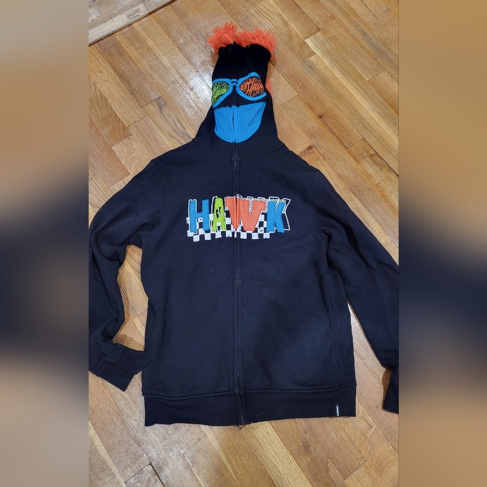 Mohawk Hoodie Sweatshirt Jacket